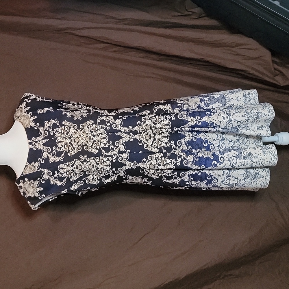 Navy blue dress